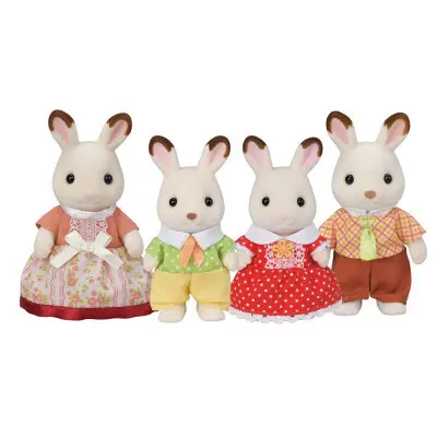 Chocolate Rabbit Family